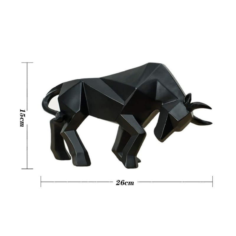 Decoração de Mesa de Resina Estátua Touro Mahaos