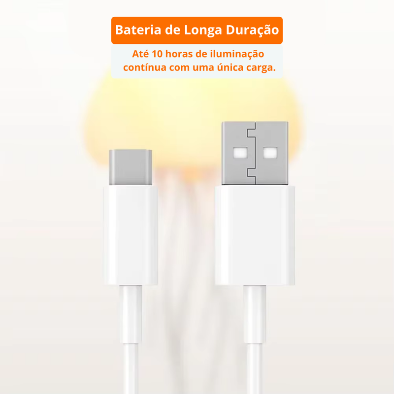 Água Viva - Luminária Multicolorida com Movimento / Recarregável