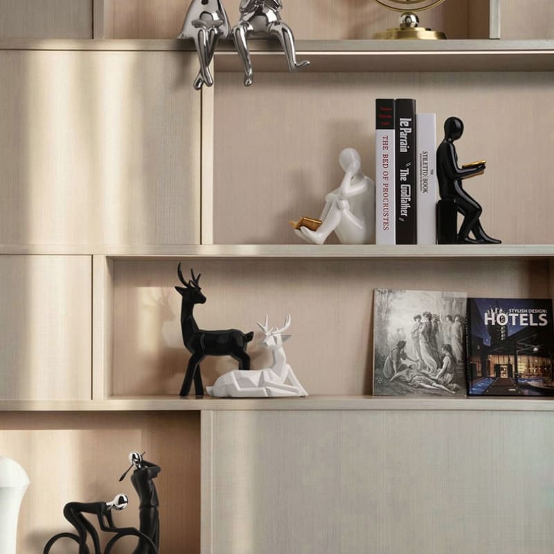 Aparador de Livros Bibliocanto Cerâmica Decorativo Mahaos