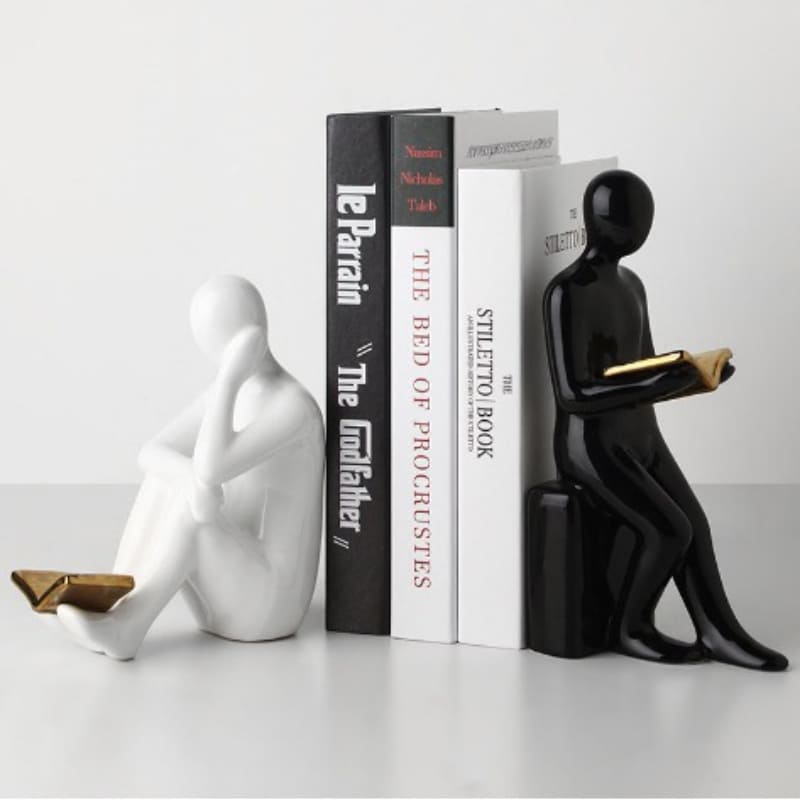 Aparador de Livros Bibliocanto Cerâmica Decorativo Mahaos